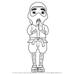 How to Draw Ninja from Subway Surfers