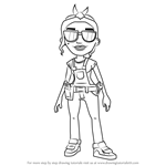 How to Draw Ramona from Subway Surfers