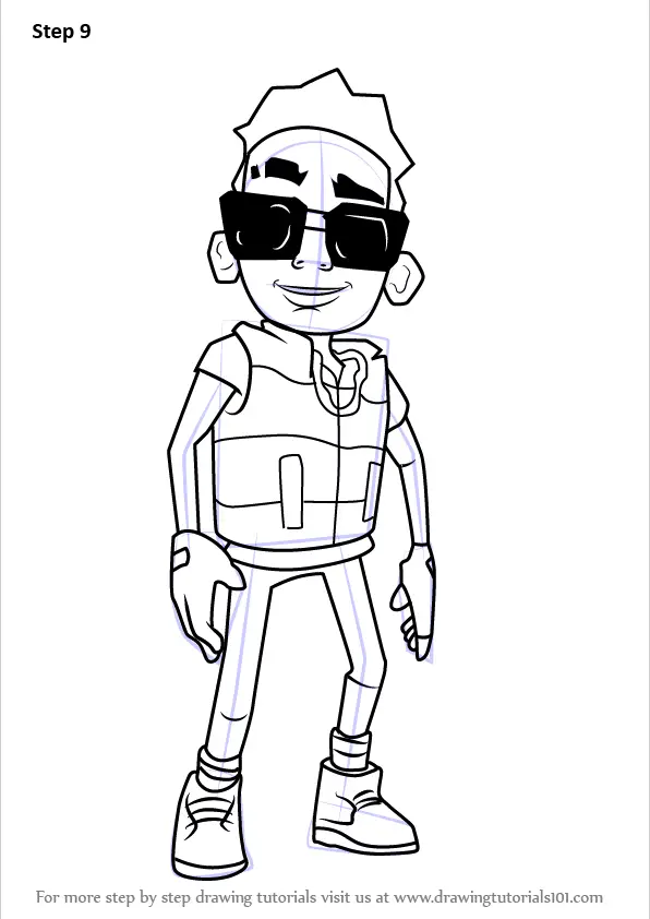 Learn How to Draw Tony from Subway Surfers Subway Surfers 