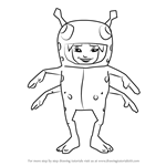 How to Draw Yutani from Subway Surfers