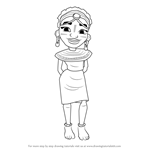 How to Draw Zuri from Subway Surfers