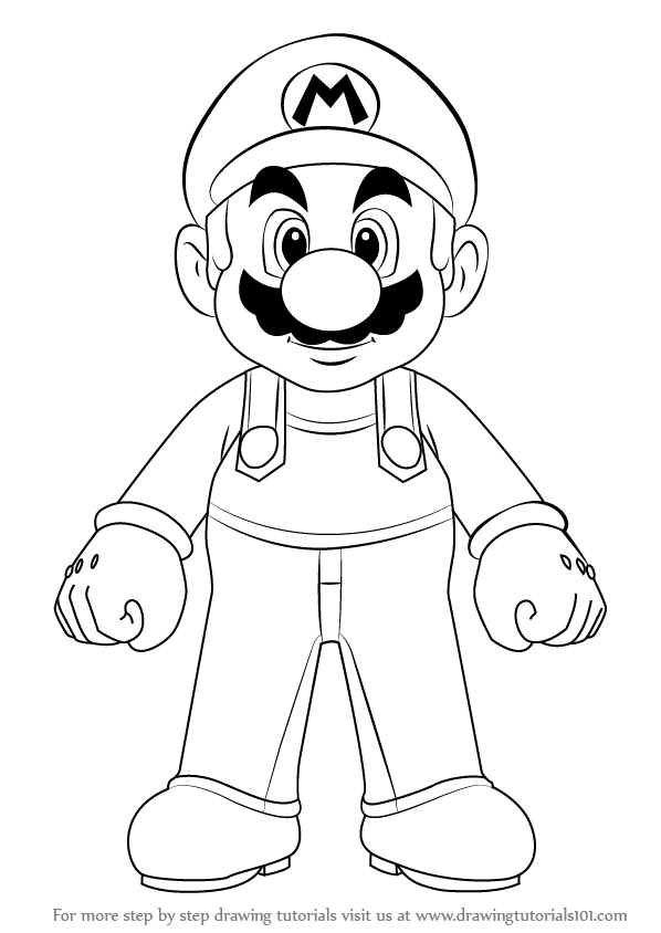 mario drawing