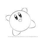 How to Draw Kirby from Super Smash Bros