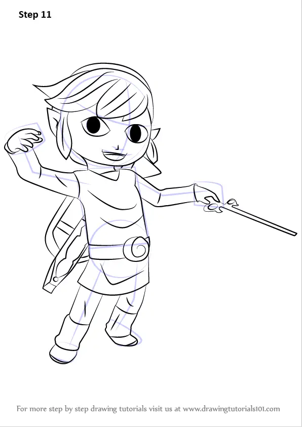 Featured image of post How To Draw Toon Link Step By Step For this step you have to complete the details of your drawing