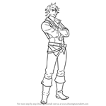 How to Draw Eguille from Tales of Zestiria
