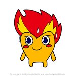 How to Draw Acchitchi from Tamagotchi