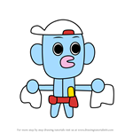 How to Draw ADtchi from Tamagotchi