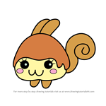 How to Draw Akikitchi from Tamagotchi