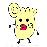 How to Draw Ashitchi from Tamagotchi