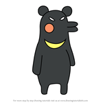 How to Draw Beartchi from Tamagotchi