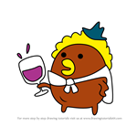 How to Draw Big Boss Gotchi from Tamagotchi