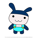 How to Draw Bunbuntchi from Tamagotchi