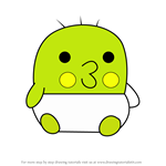 How to Draw Chibipatchi from Tamagotchi