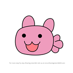How to Draw Chigyotchi from Tamagotchi