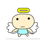 How to Draw Chubby Angel from Tamagotchi