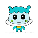 How to Draw Cosmotchi from Tamagotchi