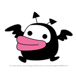 How to Draw Deviltchi from Tamagotchi