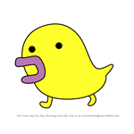 How to Draw Dododotchi from Tamagotchi