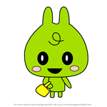 How to Draw Eco-usatchi Triplets from Tamagotchi