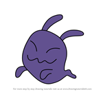 How to Draw Ghost Deviltchi from Tamagotchi