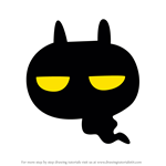 How to Draw Grim Gotchi from Tamagotchi