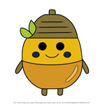 How to Draw Guriguritchi from Tamagotchi