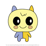 How to Draw Hanbunkotchi from Tamagotchi