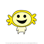 How to Draw Hidatchi from Tamagotchi