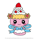 How to Draw Himedolcetchi from Tamagotchi