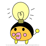 How to Draw Hiramekitchi from Tamagotchi
