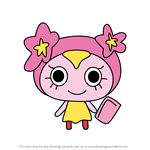 How to Draw Hoshigirltchi from Tamagotchi