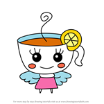 How to Draw HotTeatchi from Tamagotchi