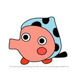 How to Draw Hyottokotchi from Tamagotchi