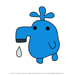 How to Draw Jugtchi from Tamagotchi