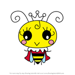 How to Draw Jyooubatchi from Tamagotchi