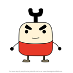 How to Draw Kabutotchi from Tamagotchi