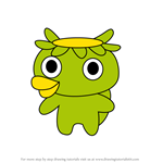 How to Draw Kappatchi from Tamagotchi