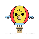 How to Draw Kikyuutchi from Tamagotchi