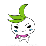 How to Draw Kizatchi from Tamagotchi