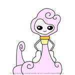 How to Draw Lamertchi from Tamagotchi