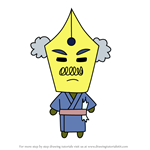 How to Draw Mannenphiltchi from Tamagotchi