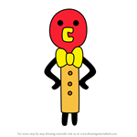 How to Draw Matchi from Tamagotchi