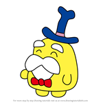 How to Draw Mayor from Tamagotchi