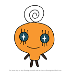How to Draw Memetchi from Tamagotchi