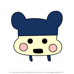 How to Draw Mimipetchi from Tamagotchi