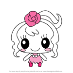 How to Draw Miraitchi from Tamagotchi