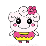 How to Draw Neenetchi from Tamagotchi