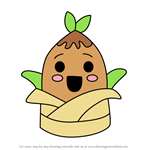 How to Draw Nyokinyotchi from Tamagotchi