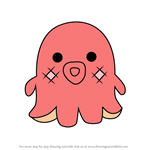 How to Draw Octodogtchi from Tamagotchi