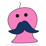 How to Draw Ohigetchi from Tamagotchi